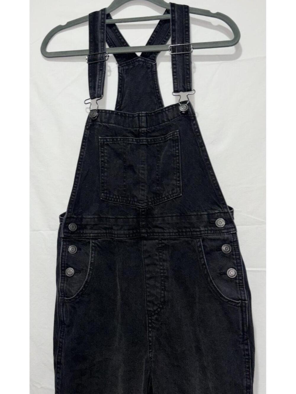 ASOS Pants Overalls Women Black Jean Denim Size 2